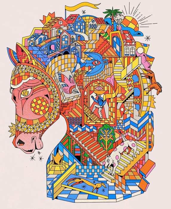 horizon — illustration Yoaz