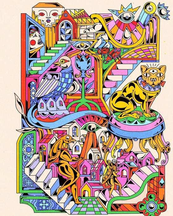 mandala — illustration Yoaz