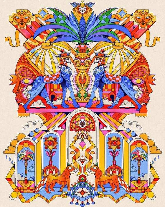 temple-solaire — illustration Yoaz